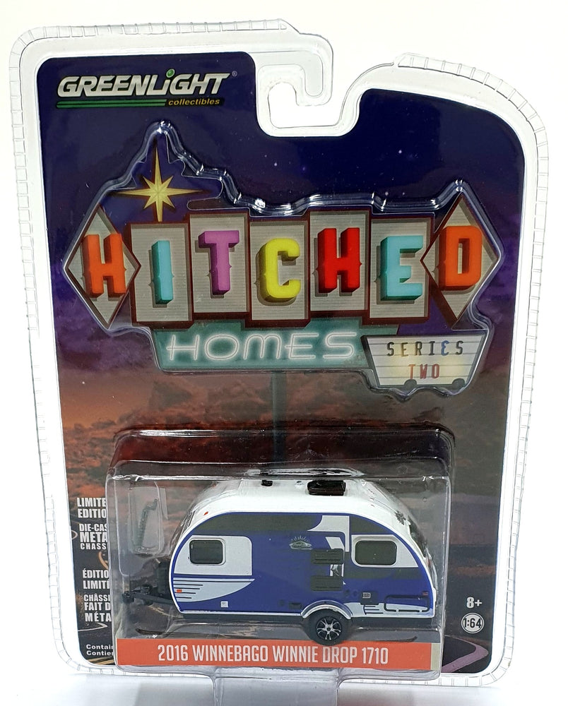 Greenlight 1/64 Scale 34020-D - 2016 Winnebago Winnie Drop 1710 - Blue