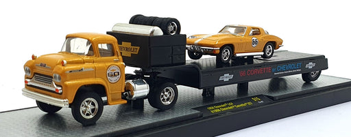 Castline M2 Machines 1/64 Scale S15 - 1958 Chevrolet LCF & 1966 Corvette 327