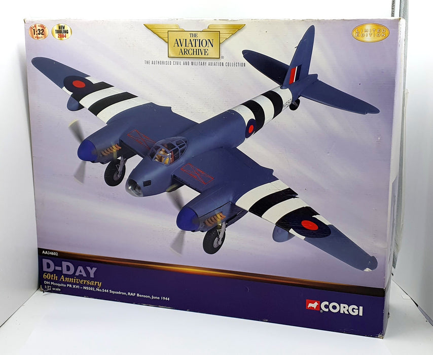 Corgi 1/32 Scale AA34602 - DH Mosquito PR XVI NS502 544 Sqn RAF Benson