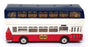 Metosul 12cm Long 23 - Leyland Atlantean Autocarro 2 Pisos Bus - Blue/White/Red