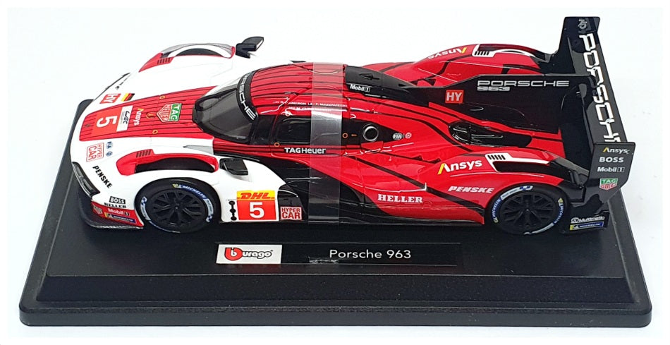Burago 1/24 Scale 18-28022 - Porsche 963 FIA WEC Championship #5 Penske