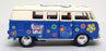 Kinsmart 1/32 Scale Pull Back & Go TY4226 - 1962 Volkswagen Classical Bus - Blue