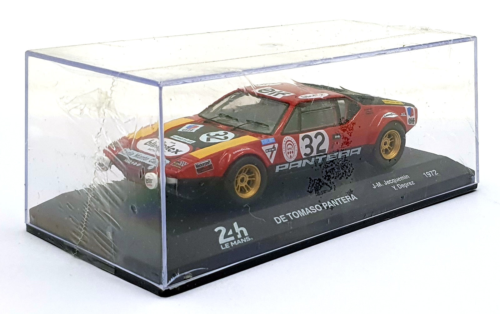 Altaya 1/43 Scale 031225A - De Tmaso Pantera #32 1972 - Jacquemin/Deprez