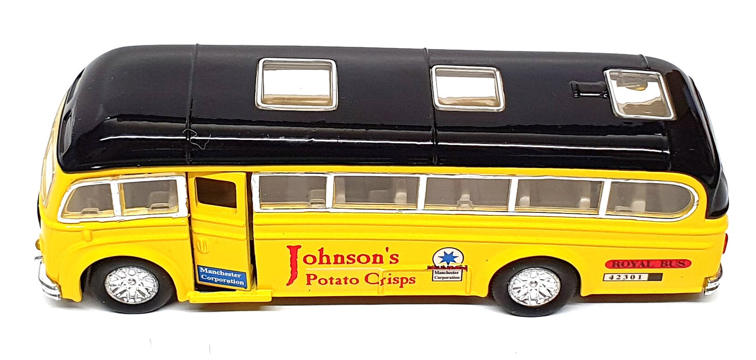 Superior Models 1/64 Scale SS5856W - Pull Back Action Malta Bus - Yellow/Black