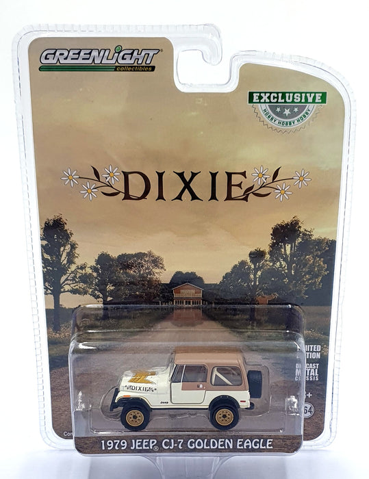 Greenlight 1/64 Scale 30175 - 1979 Jeep CJ-7 Golden Eagle - Dixie