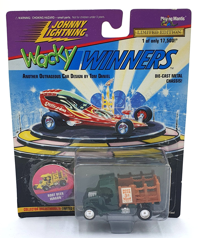 Johnny Lightning 1/64 Scale 301-03 Wacky Winners Root Beer Wagon Green