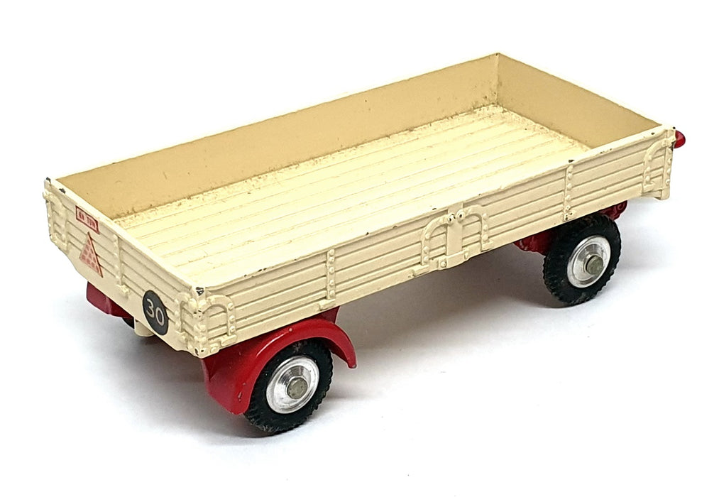 Corgi Toys 100 - Dropside Trailer - Cream/Red