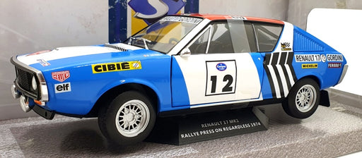 Solido 1/18 Scale Diecast S1803703 - 1974 Renault 17 MK1 #12 Rally PoR 1974