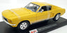 Maisto 1/18 Scale Diecast 46629 - 1967 Ford Mustang GTA Fastback Yellow