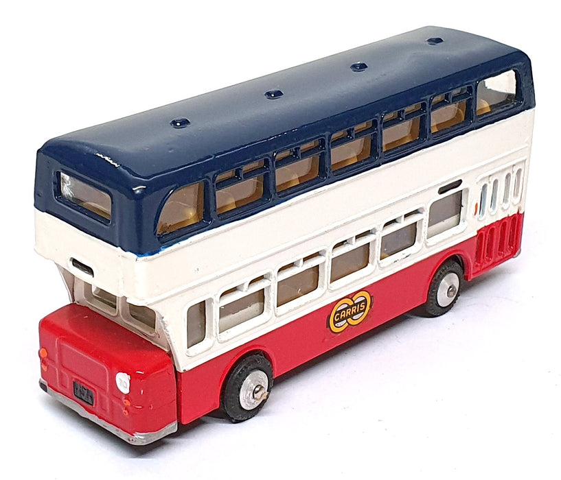 Metosul 12cm Long 23 - Leyland Atlantean Autocarro 2 Pisos Bus - Blue/White/Red