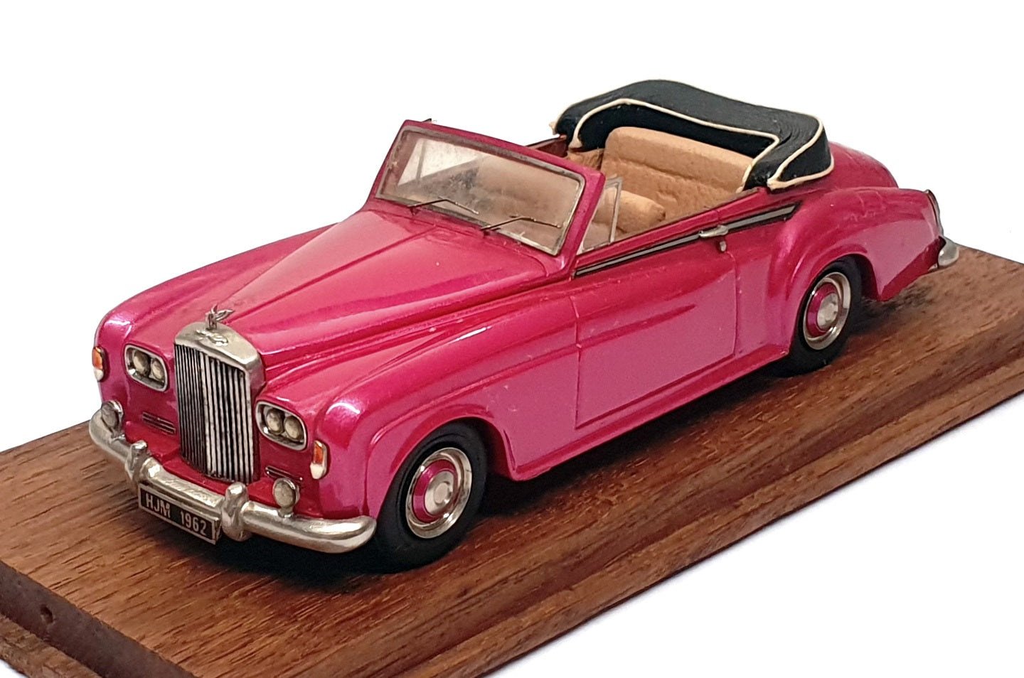 FYP Creations 1/43 Scale No. 6 - 1962 Bentley S3 DHC - Deep Pink