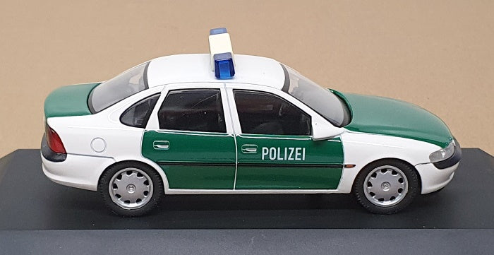 Schuco 1/43 Scale 04164 - Opel Vectra Stufenheck Polizei - White/Green