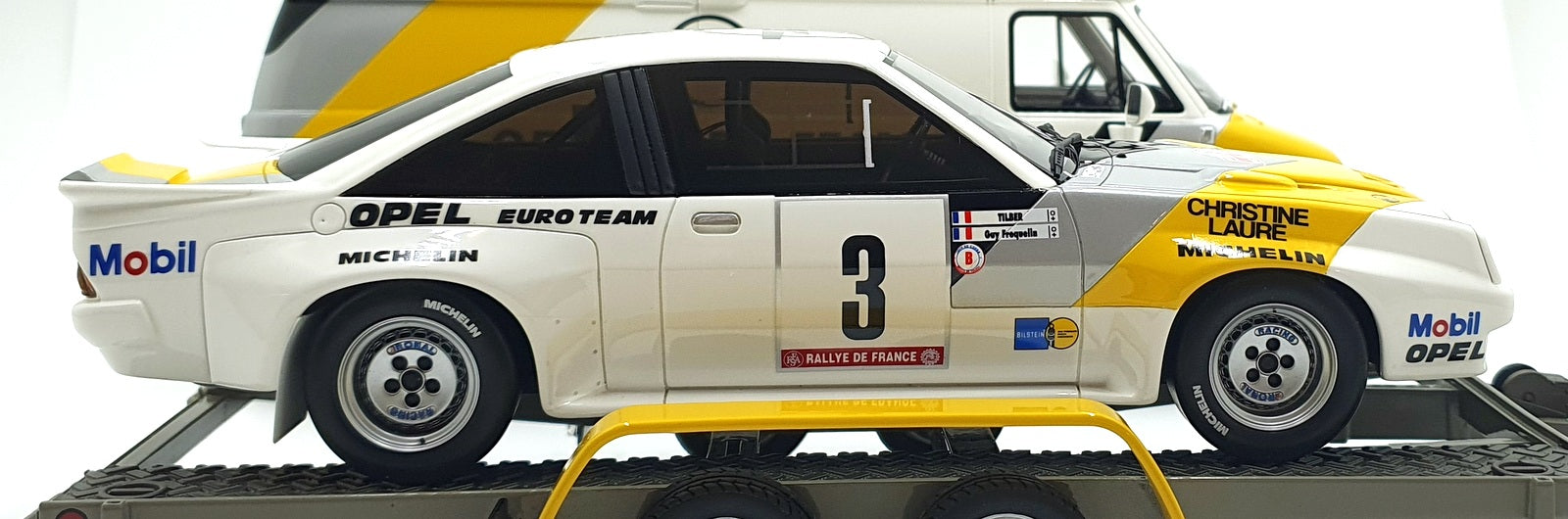 Otto 1/18 Scale OT491 Rally Pack Opel Euro Team Support and Trailer
