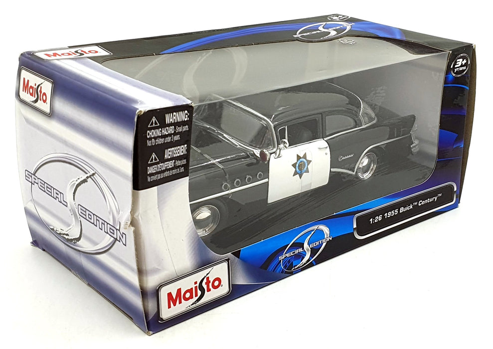 Maisto 1/26 Scale Diecast 31295 - 1955 Buick Century - California Highway Patrol