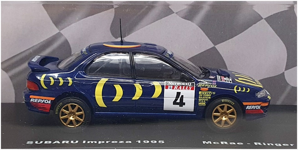 Altaya 1/43 Scale G1O3M004 - Subaru Impreza 1995 - #4 McRae/Ringer