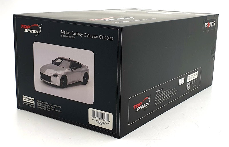 Top Speed 1/18 Scale Resin TS0435 - Nissan Fairlady Z Version ST 2023 - Silver