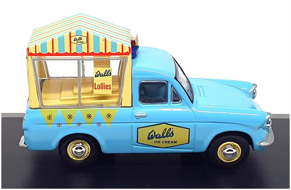 Oxford Diecast 1/43 Scale ANG018 - Ford Anglia Van Walls Ice Cream - Lt Blue