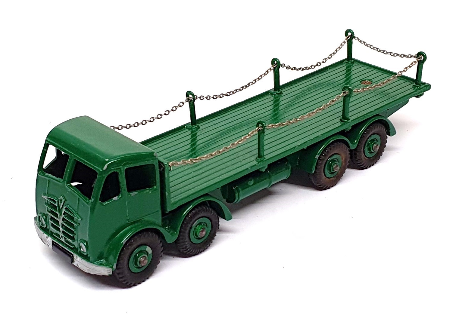 Dinky Supertoys 30526Q - Foden Flatbed Lorry With Chains - Green REPAINT