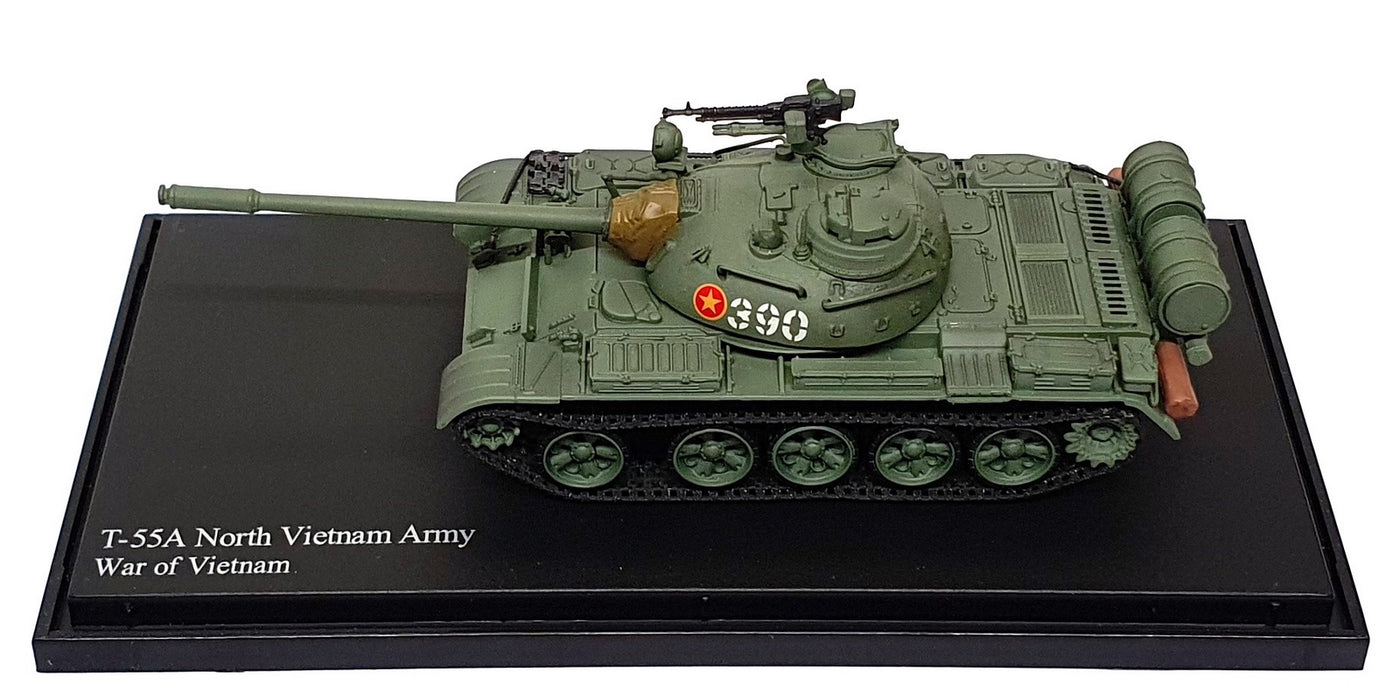 Hobby Master 1/43 Scale HG3304 - T-55A Tank North Vietnam Army - Green