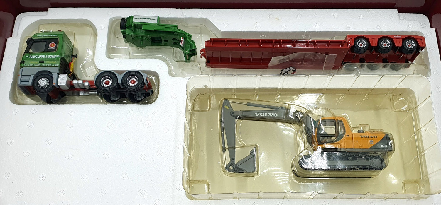 Corgi 1/50 Scale CC13816 - Mercedes-Benz Nooteboom Low Loader JB Rawcliffe