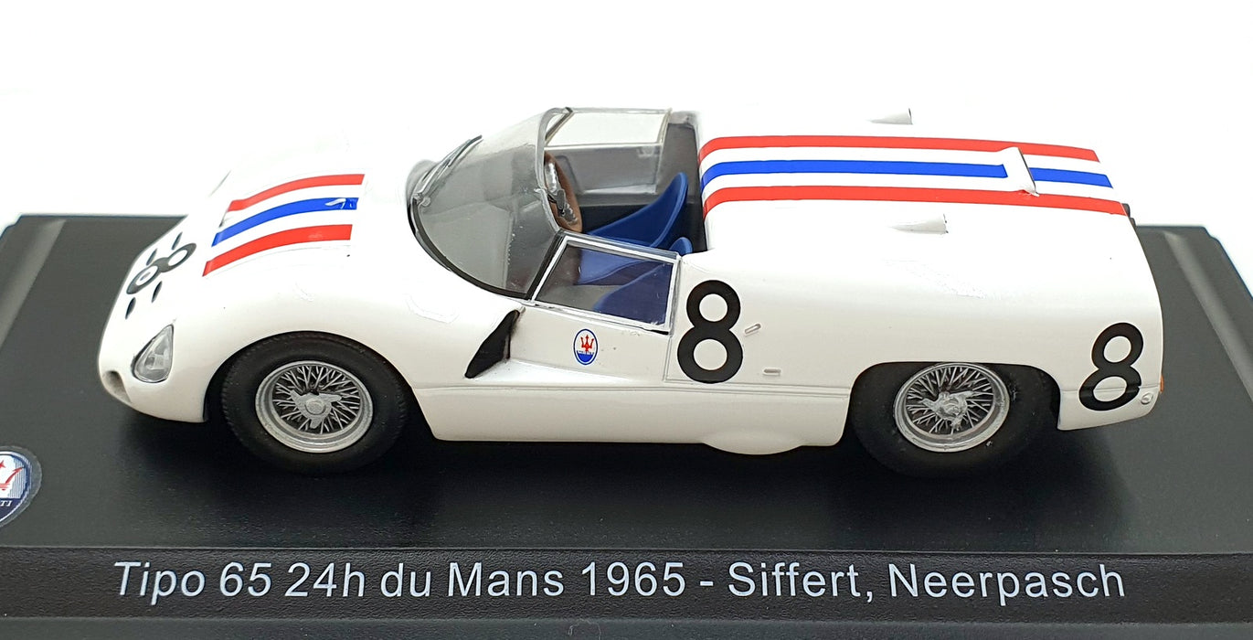 Leo Models 1/43 Scale 5326D - Maserati Tipo 65 Le Mans 1965 #8 Siffert