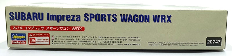 Hasegawa Kits 1/24 Scale 20747 - Subaru Impreza Sports Wagon WRX
