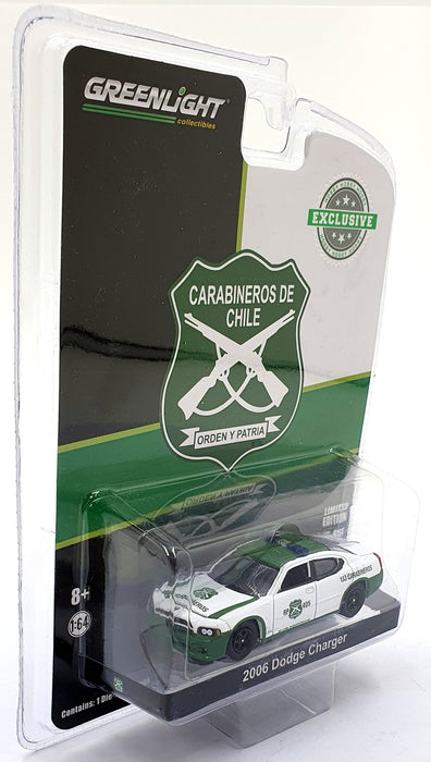 Greenlight 1/64 Scale 30270 - 2006 Dodge Charger Carabineros De Chile