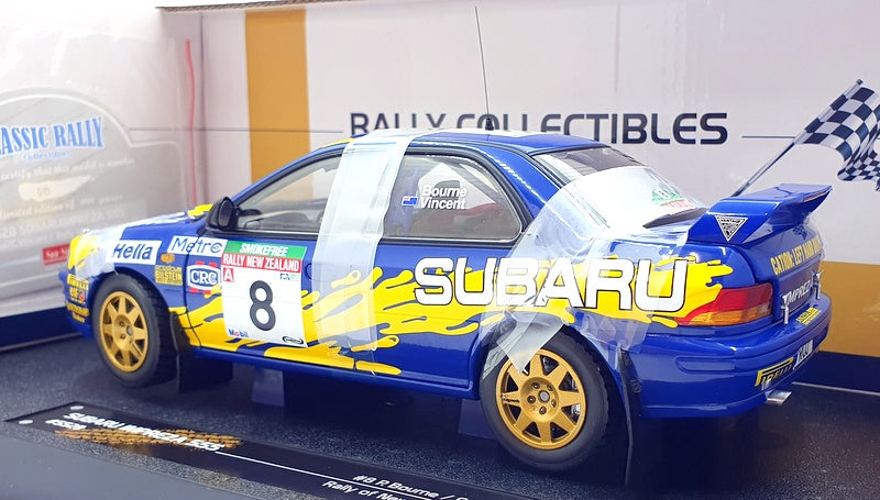 Sun Star 1/18 Scale Diecast 5528 Sabaru Impreza 555 #8 Rally of Newzealand 1997