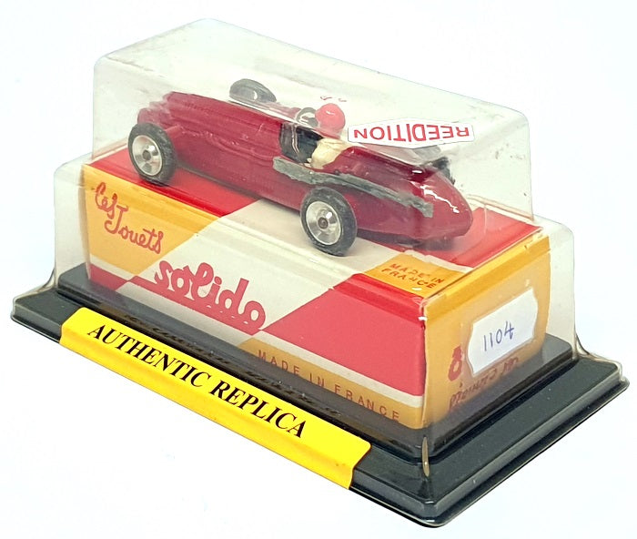 Solido Re Edition 1/43 Scale 1104 - 1956 Maserati 250 Race Car #6 - Red