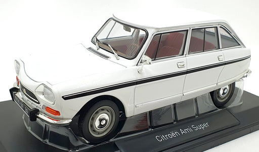Norev 1/18 Scale Diecast 181679 - Citroen Ami Super 1974 - Meije White
