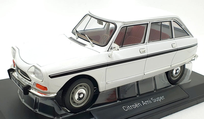 Norev 1/18 Scale Diecast 181679 - Citroen Ami Super 1974 - Meije White