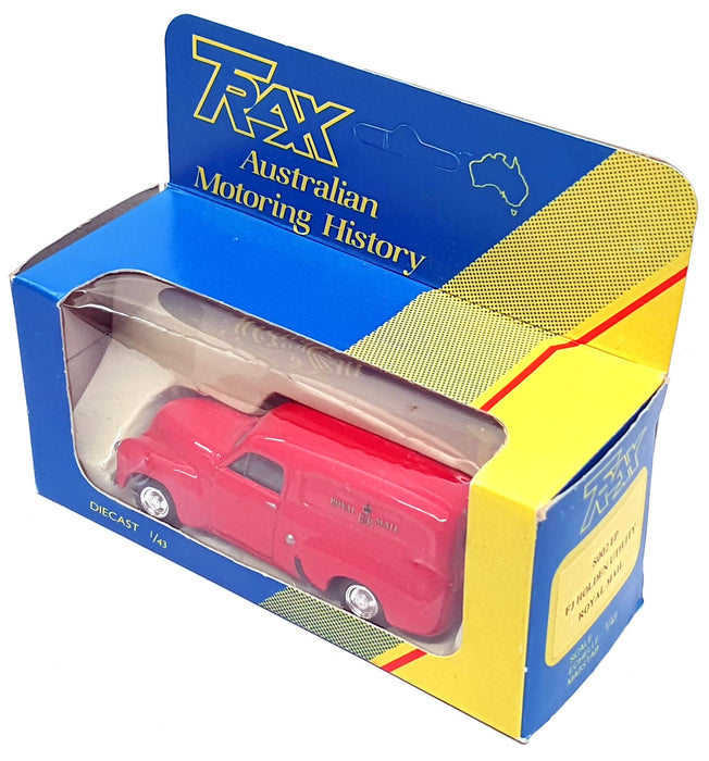 Trax 1/43 Scale Diecast 8002EP - FJ Holden Utility Van Royal Mail - Red