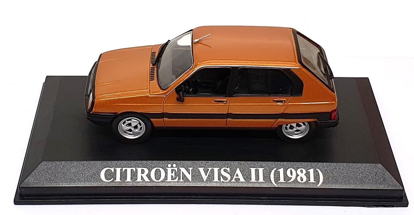 Altaya 1/43 Scale Diecast CV1786 - 1981 Citroen Visa II - Met. Copper