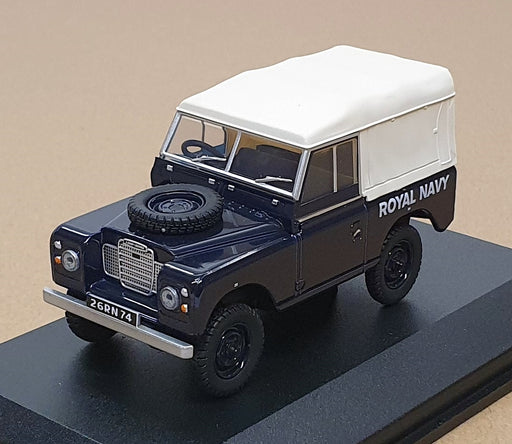 Oxford Diecast 1/43 Scale 43LR3S004 - Land Rover SIII SWB Royal Navy - Dk. Blue