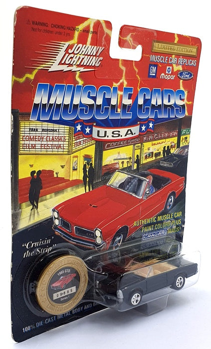 Johnny Lightning 1/64 Scale 200-100 - Muscle Cars 1965 Pontiac GTO - Black