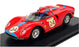 Best Model 1/43 Scale 9124 - Ferrari 365 P2 #24 Brands Hatch 1965 - Red