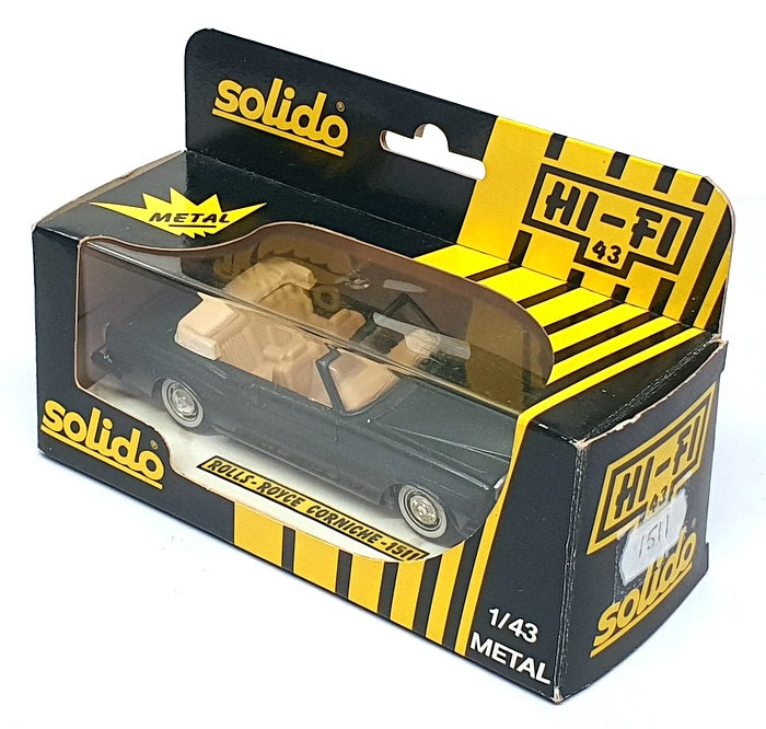 Solido 1/43 Scale Diecast 1511 - Rolls Royce Corniche - Dk. Green