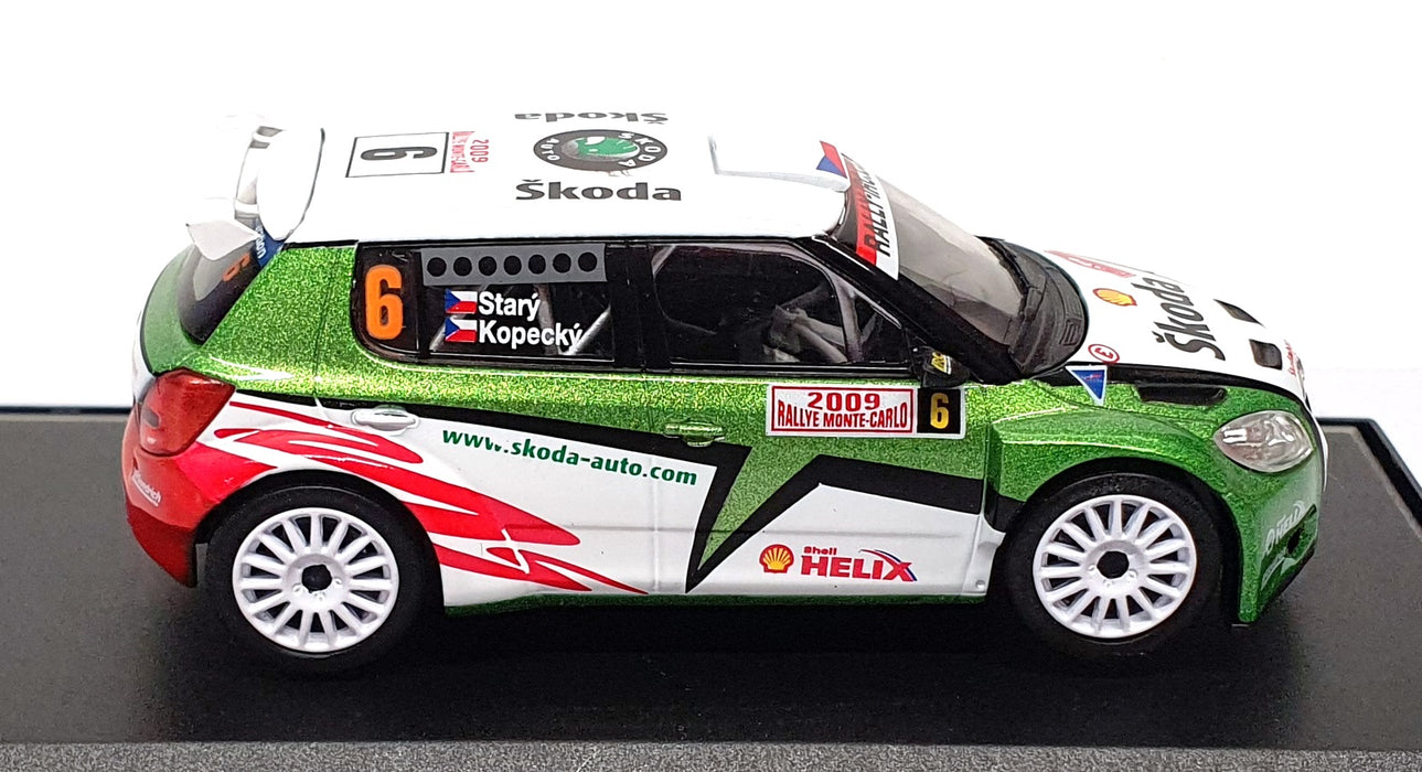Altaya 1/43 Scale AS2000 - Skoda Fabia Super 2000 #6 Monte Carlo Rally 2009