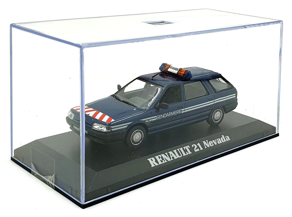 Norev 1/43 Scale 512103 - Renault 21 Nevada Gendarmerie Car - Blue