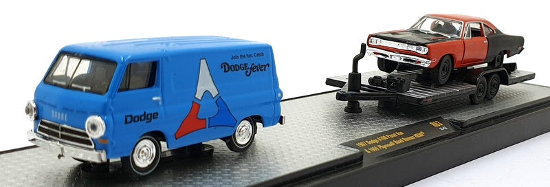 Castline M2 Machines 1/64 Scale D R63 '67 Dodge A100 & '69 Plymouth Road Runner