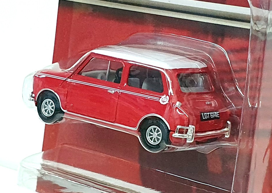 Corgi 1/43 Scale STM02B - Story Of The Mini - Model & VHS Set Red/White Roof