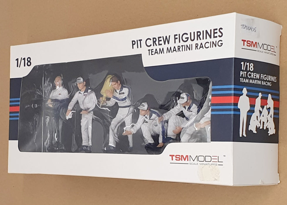 TSM 1/18 Scale TSM10AC05 - Pit Crew Figurines Team Martini Racing