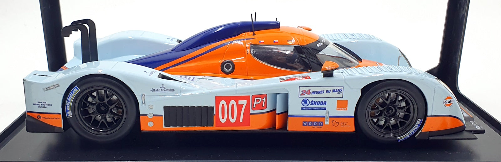 Norev 1/18 Scale Diecast 182760 - Lola Aston Martin LMP1 Gulf Le Mans 2009