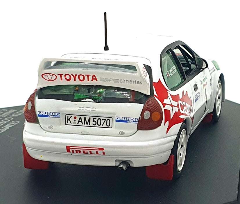 Skid 1/43 Scale SKM99042 - Toyota Corolla WRC #1 Rally El Corte Ingles 1999