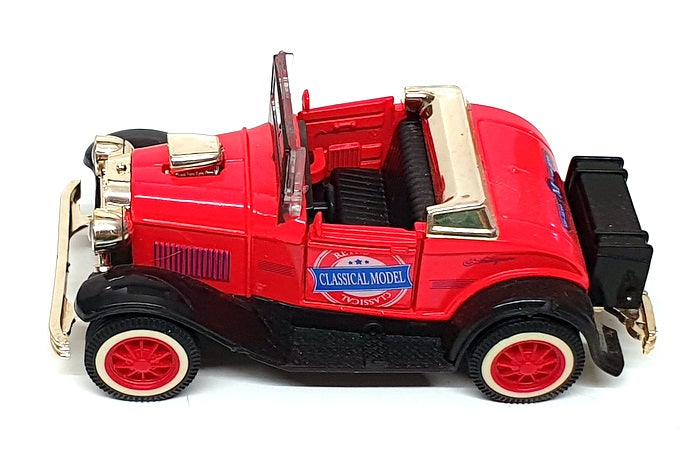 Zebra Appx 10cm Long Diecast 3010866 - Pull Back Toy Model Car - Red