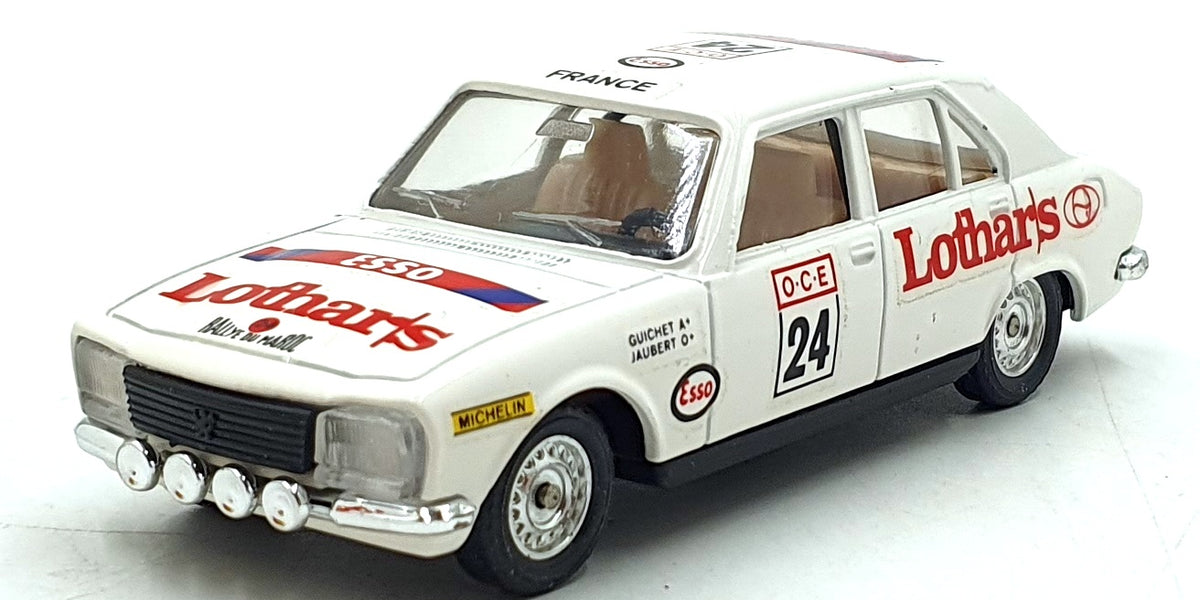 Solido 1/43 Scale 200326 - GAM 2 Peugeot 504 Rallye #24 — R.M.Toys Ltd