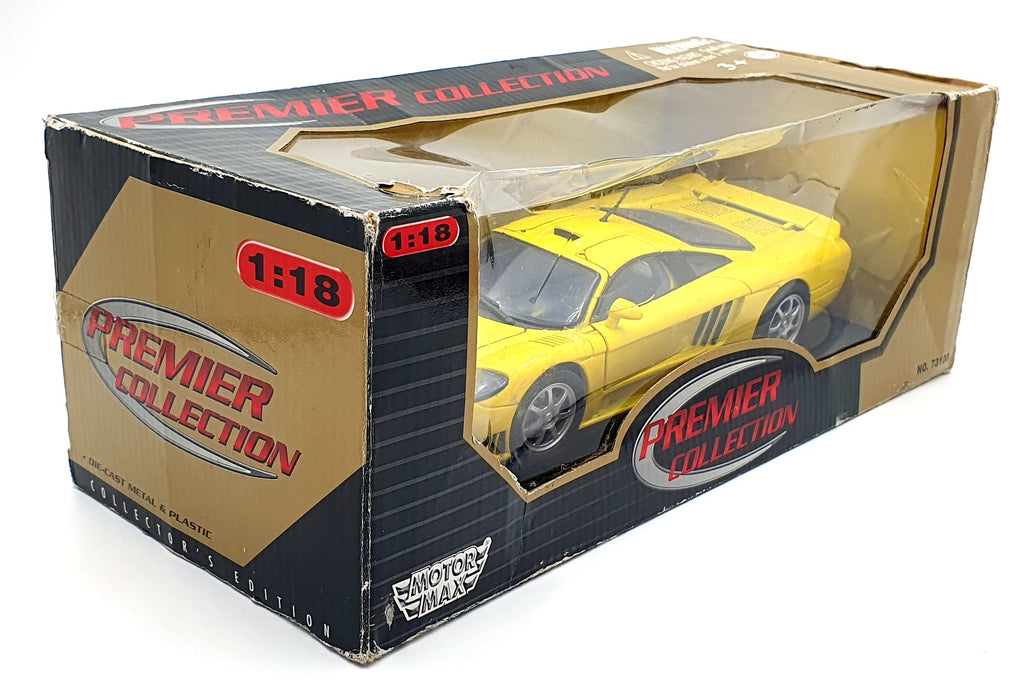 Motor Max 1/18 Scale Diecast 73100 - Saleen S7 - Yellow