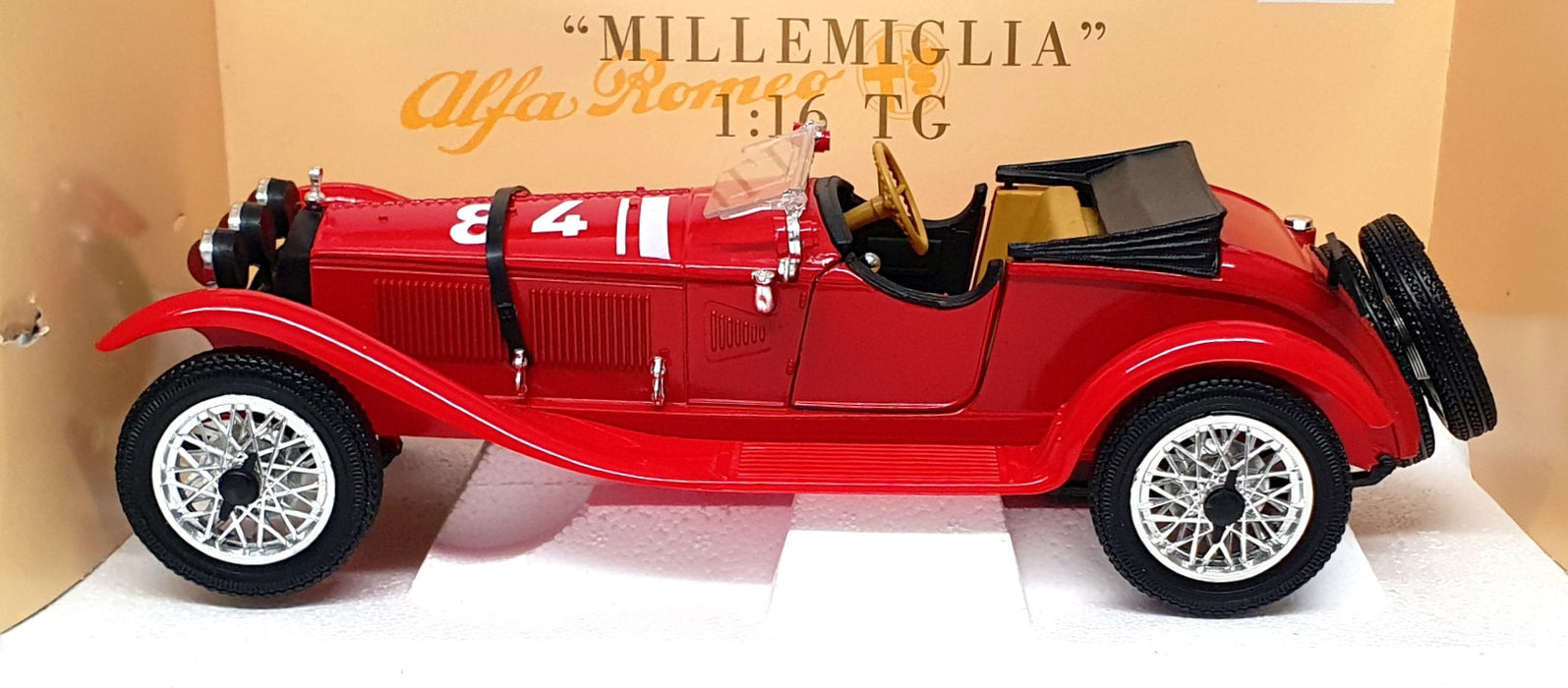 Tonka Polistil 1/16 Scale 01665 - Alfa Romeo Alfetta 1750 Mille Miglia #84