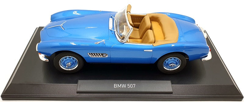 Norev 1/18 Scale Diecast 183234 - BMW 507 1956 - Metallic Blue