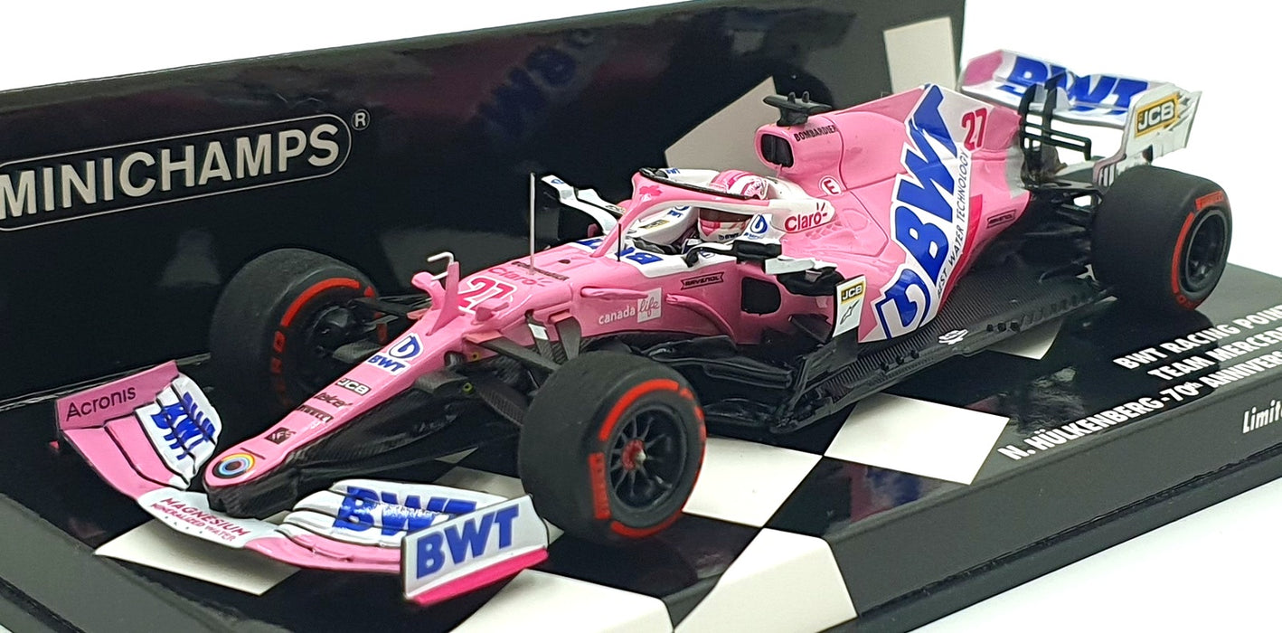 Minichamps 1/43 Scale 417 200527 BWT Racing F1 Team Mercedes RP20 #27 GP 2020